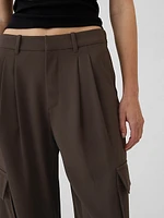 365 High Rise Cargo Pleated Trousers