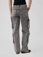 Mid Rise Cuffed '90s Loose Jeans