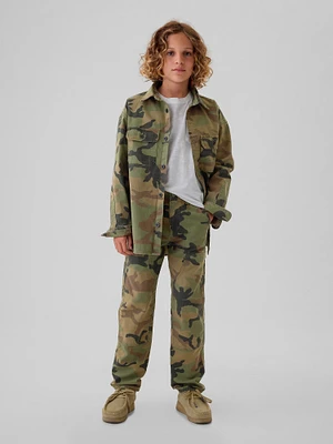 Kids Camo Carpenter Pants