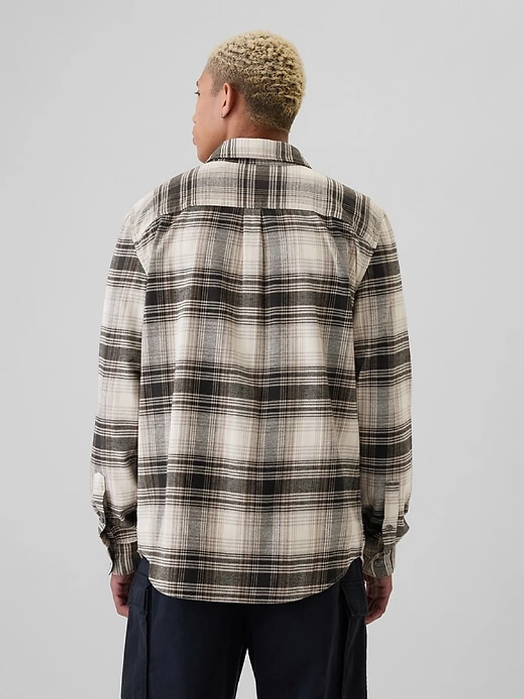 Organic Cotton Flannel Shirt