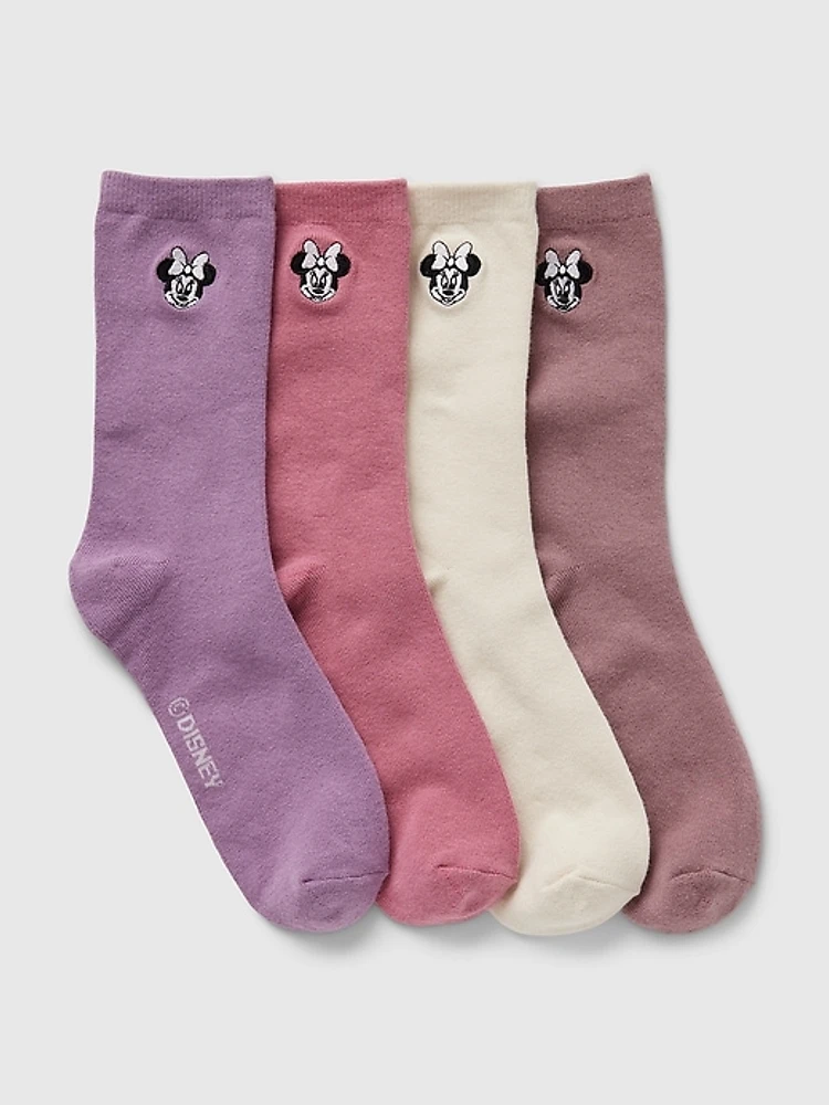 Gap × Disney Kids Minnie Mouse Crew Socks (4-Pack)