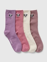 Gap  Disney Kids Minnie Mouse Crew ocks (4-Pack)