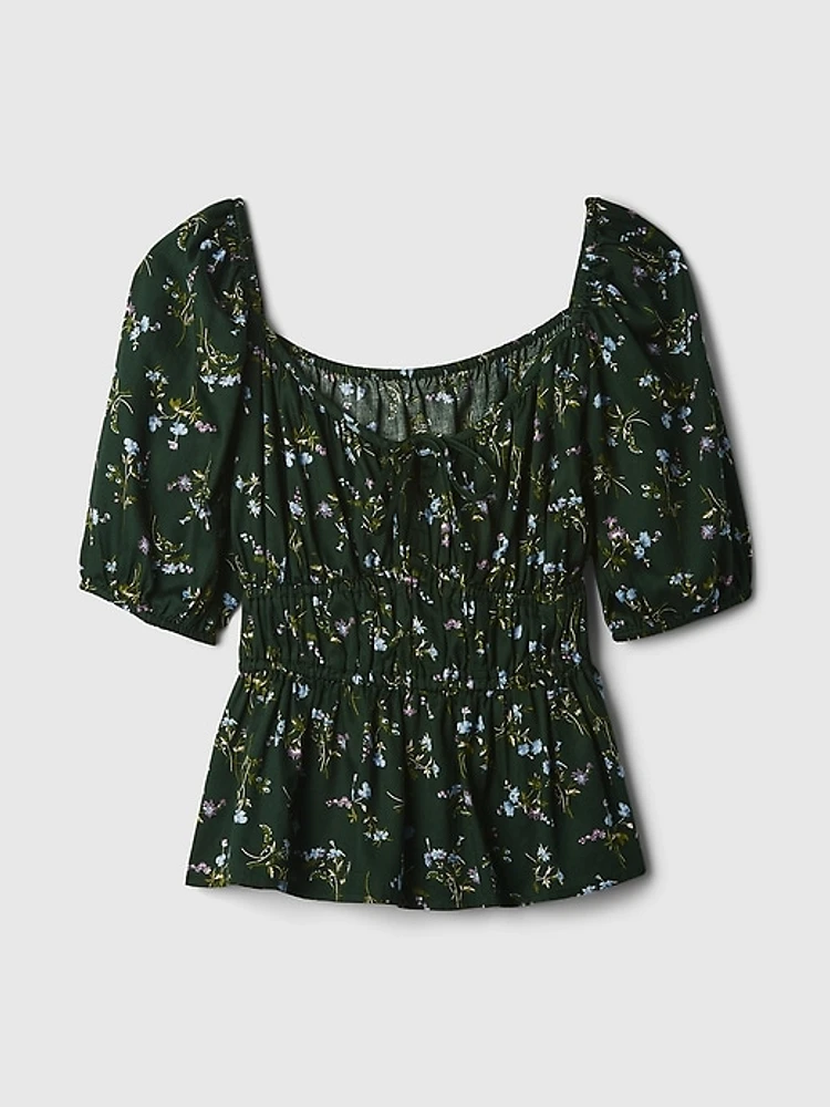 Smocked Shirt