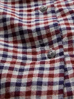 Cropped Flannel Shirt