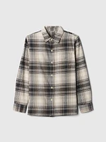 Kids Organic Cotton Flannel Shirt