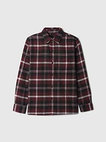 Kids Organic Cotton Flannel Shirt