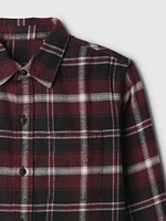 Kids Organic Cotton Flannel Shirt