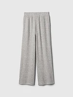 Kids Softspun Rib Wide-Leg Pants