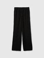 Kids Softspun Rib Wide-Leg Pants