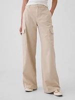 Low Rise Cargo Baggy Khakis