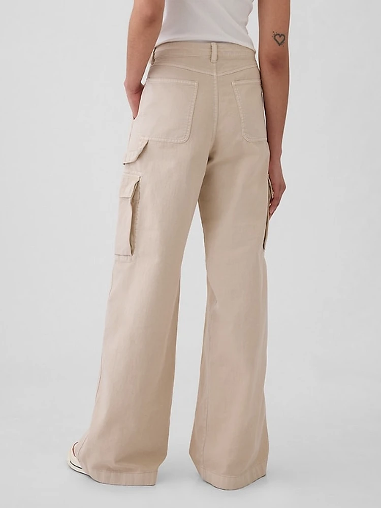 Low Rise Cargo Baggy Khakis