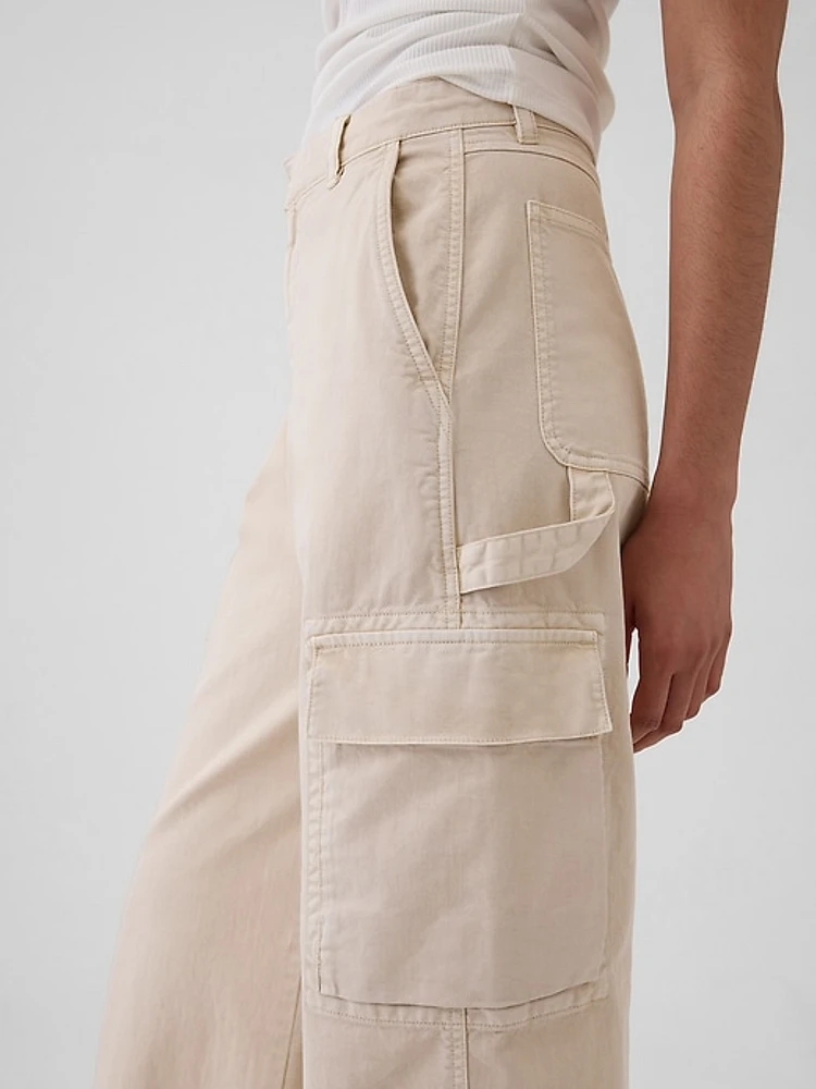 Low Rise Cargo Baggy Khakis