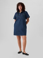 Denim Shift Mini Dress