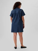 Denim Shift Mini Dress