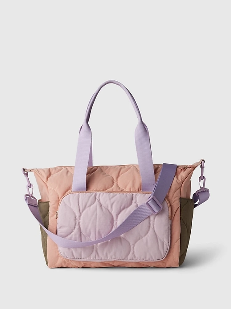 Kids Quilted Weekender Bag