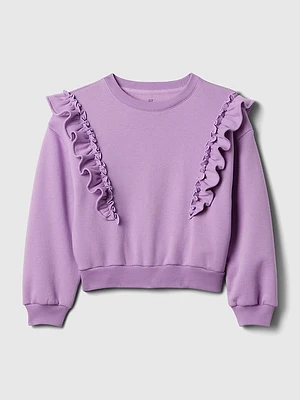 Kids Vintage Soft Ruffle Sweatshirt