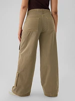 Mid Rise Relaxed Cargo Pants