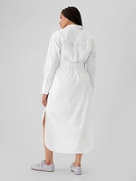 Organic Cotton Maxi Shirtdress