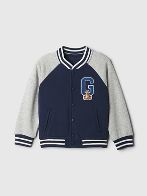 babyGap Vintage Soft Brannan Bear Varsity Jacket