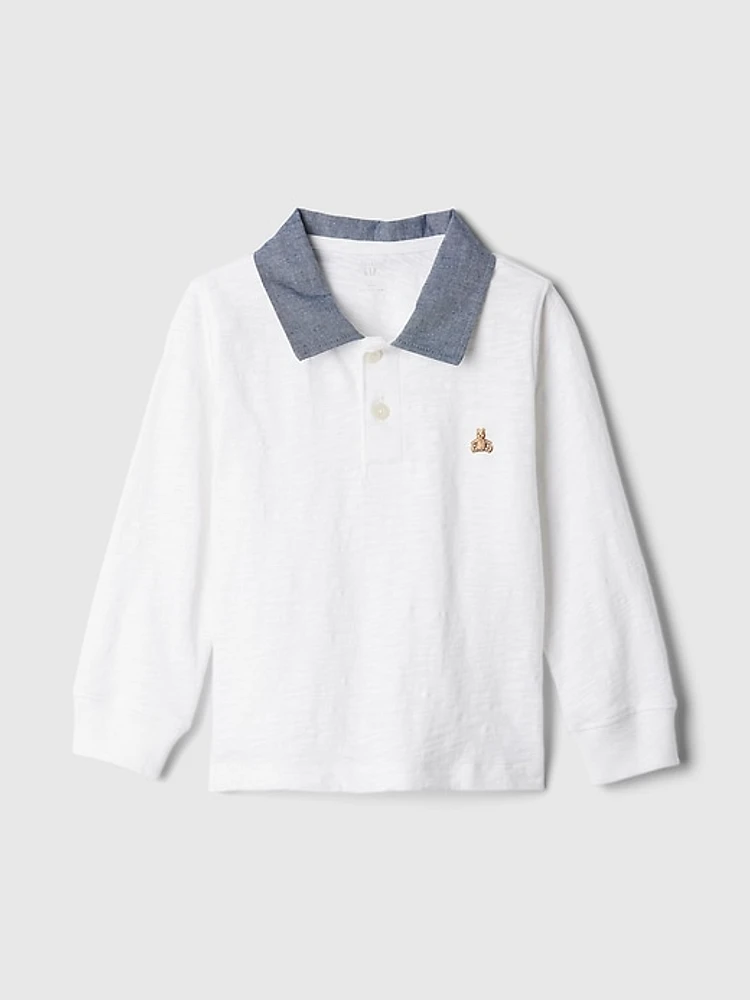 babyGap Chambray Polo Shirt