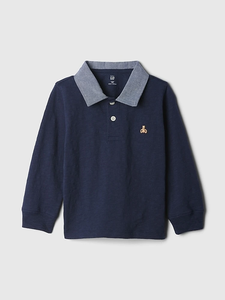 babyGap Chambray Polo Shirt