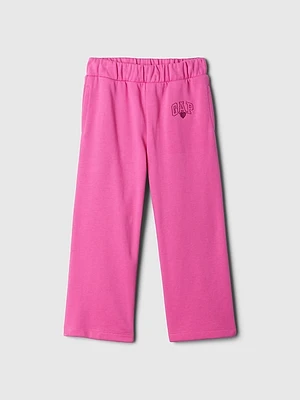 Baby & Toddler Vintage Soft Wide-Leg Logo Sweatpants