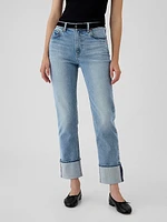 High Rise '90s Straight Jeans