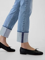 High Rise Velvet '90s Straight Pants