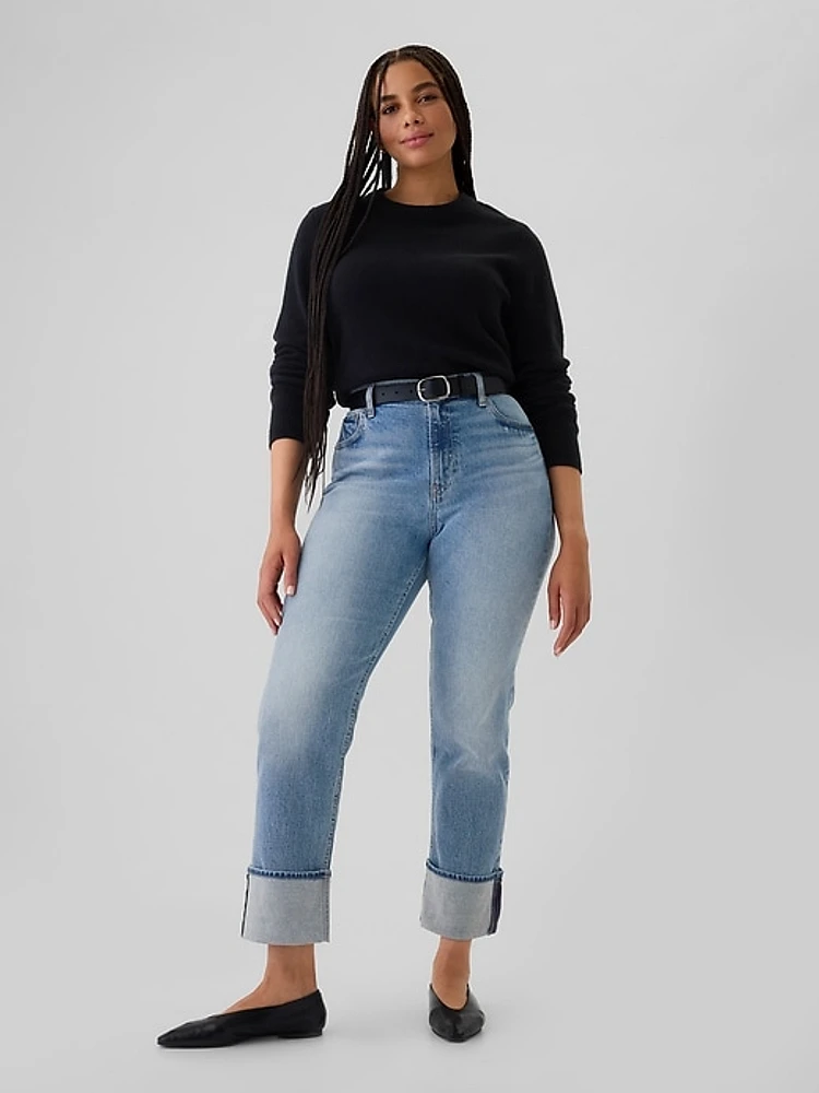 High Rise '90s Straight Jeans