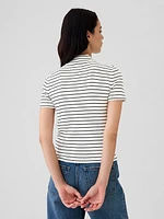 Modern Rib Mockneck T-Shirt