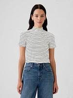 Modern Rib Mockneck T-Shirt