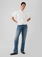 Organic Cotton Bubble Sleeve Shirt