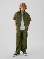 Kids Pull-On Parachute Cargo Pants