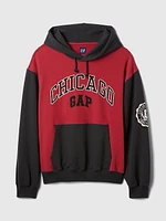 Chicago Logo Colorblock Hoodie