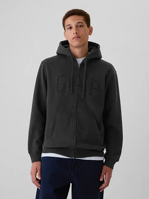 VintageSoft Arch Logo Full-Zip Hoodie