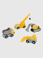 Construction Vehicles Toddler Toy Bundle