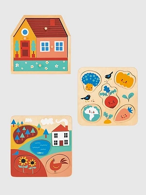 Puzzle Shape Recognition Toddler Toy Bundle