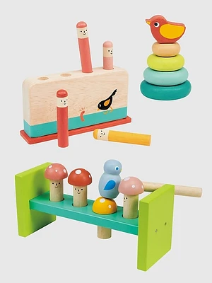 Woodland and Bird Interactive Toddler Toy Bundle