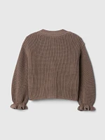 Baby & Toddler Shaker-Stitch Cardigan