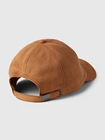 Vegan Suede Baseball Hat