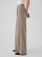 365 High Rise Brushed Twill Pleated Trousers