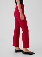 High Rise Ponte Crop Kick Pants