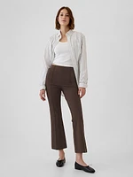 High Rise Ponte Crop Kick Pants