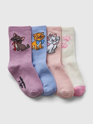 Gap × Disney Baby The Aristocats Crew Socks (4-Pack)