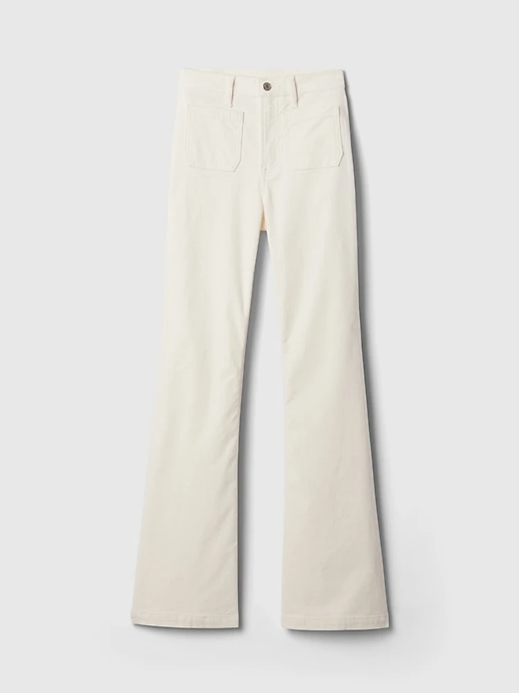 High Rise Corduroy '70s Flare Pants