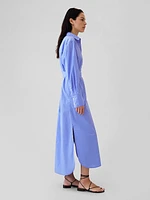 Organic Cotton Maxi Shirtdress