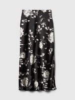 Satin Maxi Skirt