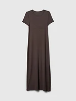 Modern Rib Maxi T-Shirt Dress