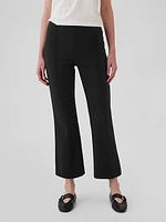 High Rise Ponte Crop Kick Pants