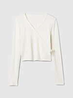Kids Rib Wrap Top